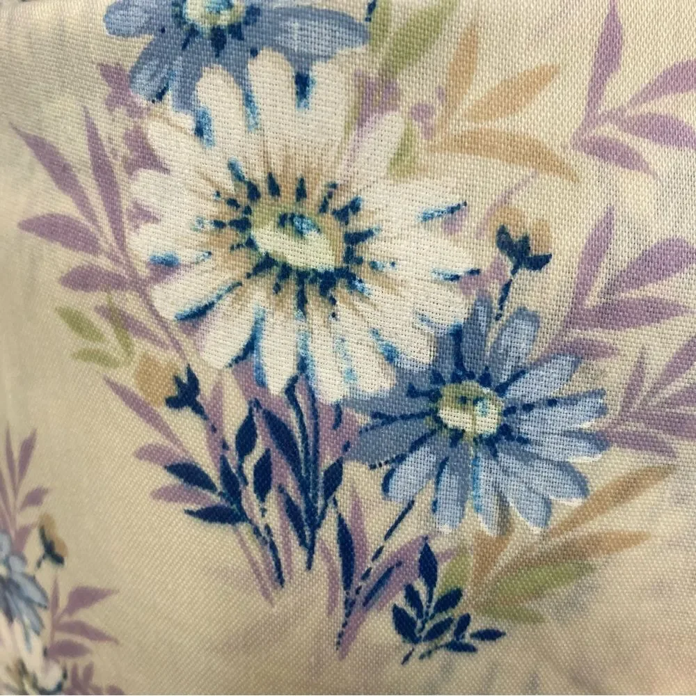 Vintage Pequot Daisy Twilight no iron Sheets Twin‎ Fitted & Flat 2 sets NIP
